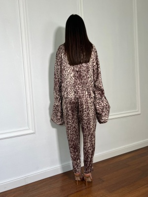Compleu 2 piese GRETA animal print - Img 2