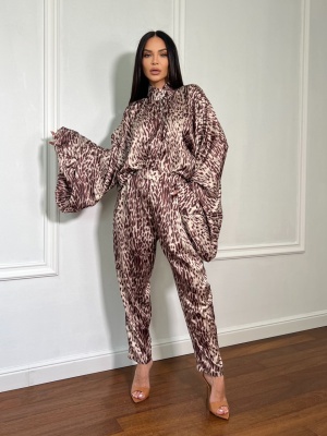 Compleu 2 piese GRETA animal print - Img 1
