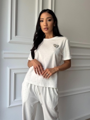 Compleu ISOLDE, două piese, top și pantaloni lungi