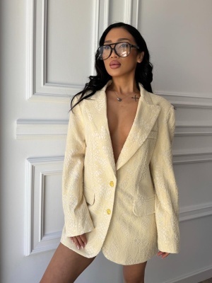Sacou CELIA, cu rever clasic și croială versatilă, tip oversized