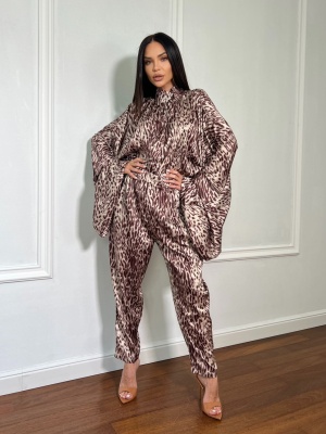 Compleu 2 piese GRETA animal print - Img 3