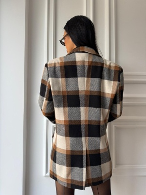 Sacou AMELIA, cu rever clasic și croială versatilă, tip oversized - Img 4
