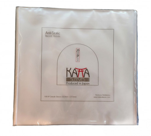 Set folii protectie exterioare 12" LP Katta Outside Sleeves 100 bucati 323x315 mm