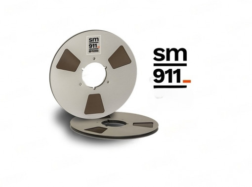 Banda magnetofon RTM SM911 1/4" 762m NAB rolă metalică 10.5"
