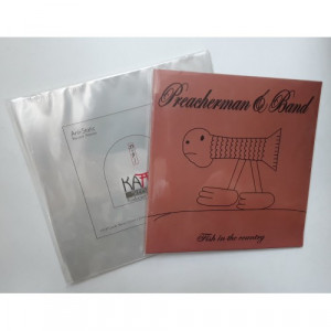 Set folii protectie exterioare 12" LP Katta Outside Sleeves 100 bucati 323x319 mm - Img 1