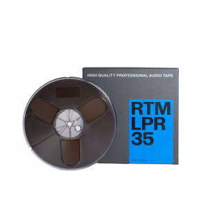 Banda magnetofon RTM LPR35 1/4" 549m trident rola plastic 7" - Img 1