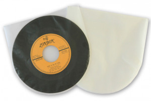 Set 100 Folii Antistatice Interioare 7" LP single - Katta Inside Sleeves