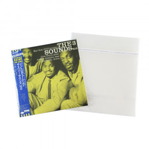 Set 100 folii protectie exterioare 12 inch LP flap Katta Outside Sleeves transparente