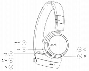 JAYS x-Five Căști wireless - Img 11