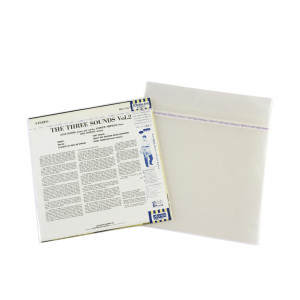 Set 100 folii protectie exterioare 12 inch LP flap Katta Outside Sleeves transparente
