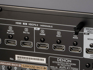 Denon AVR-X1700H DAB Receiver AV 7.2 canale HD - Img 6