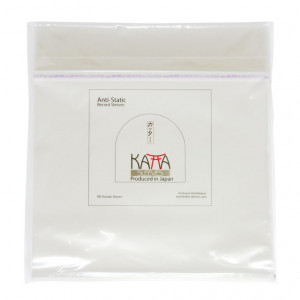 Set folii protectie exterioare 12" LP Katta Outside Sleeves with flap 100 bucati - Img 1