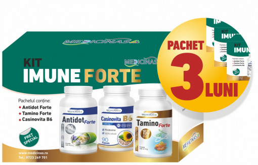 3 x KIT IMUNE FORTE - pentru imunitate puternica