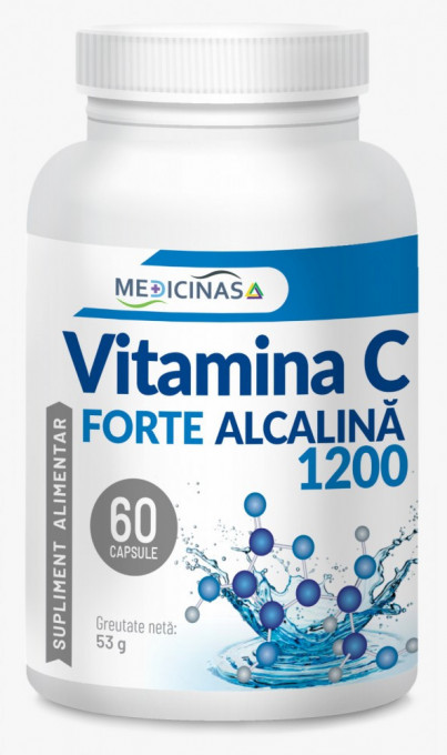 Vitamina C FORTE ALCALINĂ 1200 mg