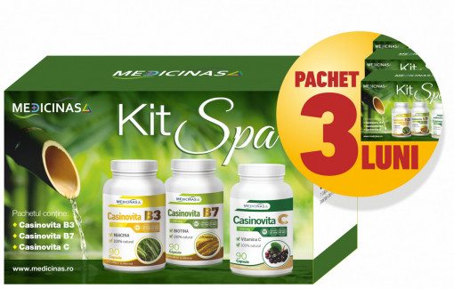 3 x KIT SPA - frumusețea naturală este adevărata frumusețe