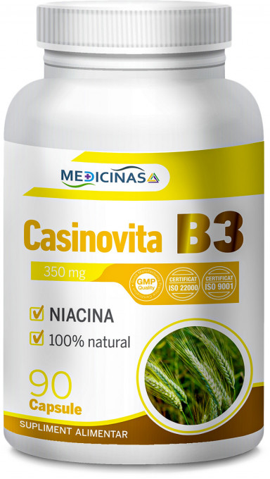 CASINOVITA B3 (Vitamina B3, Niacina sau Vitamina PP)