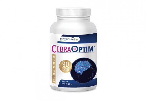 CEBRAOPTIM (90 cps.) + GRATUIT la prima comandă cartea Afecțiunile creierului și importanța alimentației