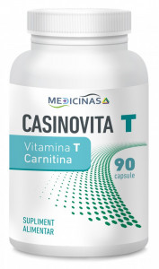 CASINOVITA T (Vitamina T sau L-carnitina), 90cps.