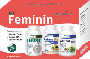 KIT FEMININ - pentru reglarea funcțiilor hormonale și ale sistemului imunitar