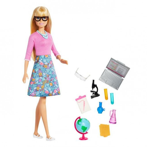 Papusa Barbie in rolul de profesoara de geografie- JPB-08