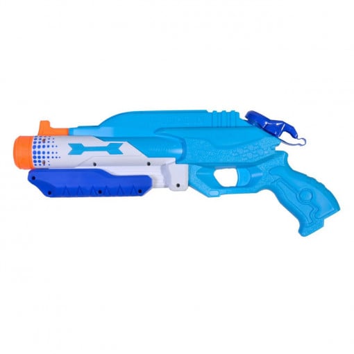 Pistol cu apa pentru copii, cu 2 butoaie, 37 cm, Albastru - PCA-04