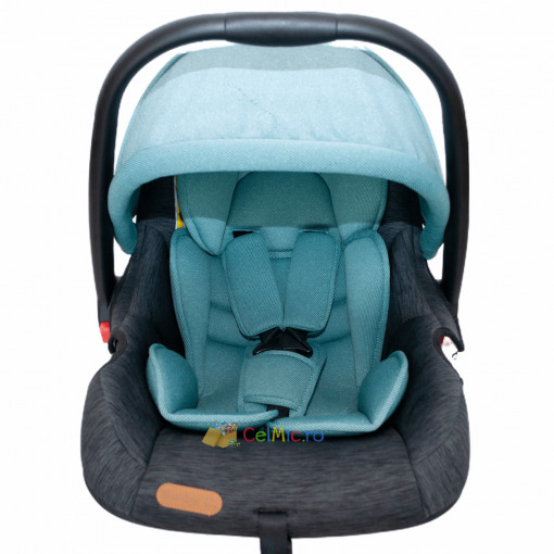 Scoica auto pentru bebelusi Baby Care, 0-13 Kg, Turquoise - SAB-05