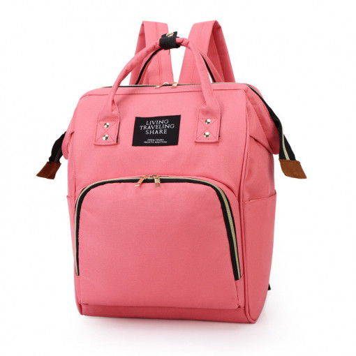 Geanta tip Rucsac Multifunctional, 40x25 cm, Corai - GRM-11
