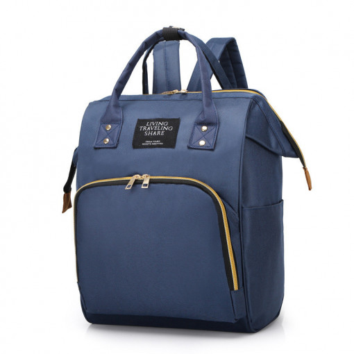 Geanta tip Rucsac Multifunctional, 40x25 cm, Bleumarin - GRM-10