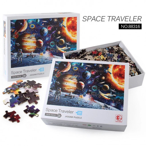 Puzzle, Lumea din spatiu in 1000 de piese- CWT-234