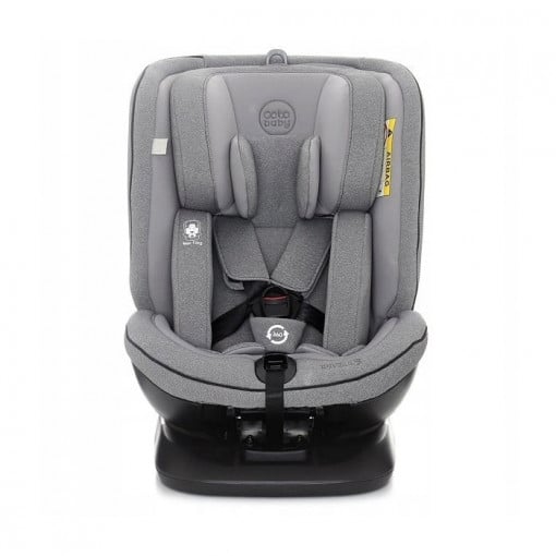 Scaun Auto Coto Baby Hevelius 360° Isofix 0-36 Kg Melange Grey
