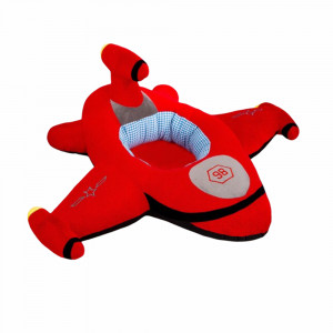 Fotoliu din plus pentru bebelusi pentru sezut, Avion, 85 cm, Rosu, FPS-88