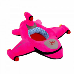 Fotoliu din plus pentru bebelusi pentru sezut, Avion, 85 cm, Roz, FPS-89