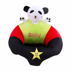 Fotoliu din plus cu spatar si decupaj pentru picioare, Panda, 55 cm, Multicolor, FPS-92