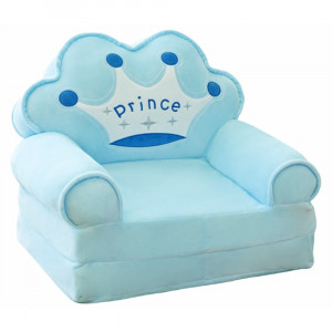 Fotoliu din plus extensibil - Prince - 80 cm - Albastru - FPE-13
