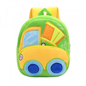 Ghiozdan pentru prescolari din plus, Verde, Bucket Car - GPC-24