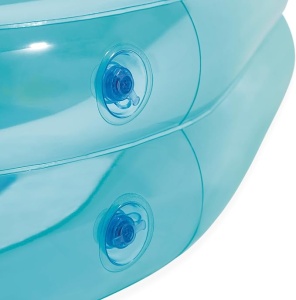 Detaliu supape aer pentru piscina gonflabilă Intex Sea Friends turcoaz