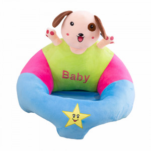 Fotoliu din plus cu spatar si decupaj pentru picioare, Catelus, 55 cm, Multicolor, FPS-93