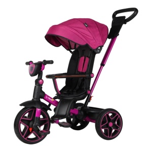 Tricicleta cu pozitie de somn, lumini si muzica - TMR-53-roz