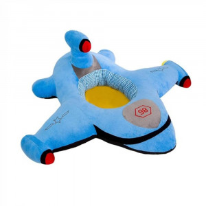 Fotoliu din plus pentru bebelusi pentru sezut, Avion, 85 cm, Albastru, FPS-87