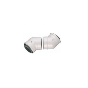 Buderus - Cot evacuare gaze arse D=60/100 mm 45° set 2 buc.