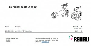 ROBINETI COLT  REHAU PT. DISTIRBUITOR