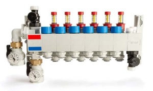 RAUTHERM SPEED Distribuitor HKV-D Polimer cu racorduri 16