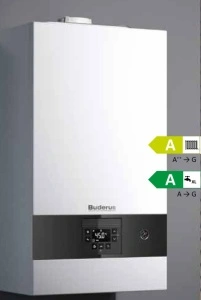 Centrala termica Buderus 24 Kw Tip GB022-24 K H Logamax cu preparae apa calda