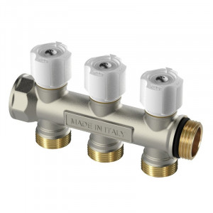 IVAR Distribuitor modular drept cu conexiune EK pentru distribuție apă caldă- apă rece menajeră (sanitare)