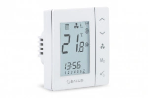 SALUS Termostat pentru ventiloconvector (alb, montaj în doză) IT600