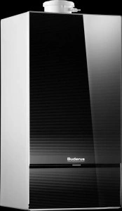 Centrală termică Buderus GB172i-30 K H cu preparare apă caldă, 30 Kw, kit de evacuare inclus