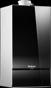 Centrală termică Buderus GB172i-35 K H cu preparare apă caldă, 35Kw incălzire, kit de evacuare inclus.