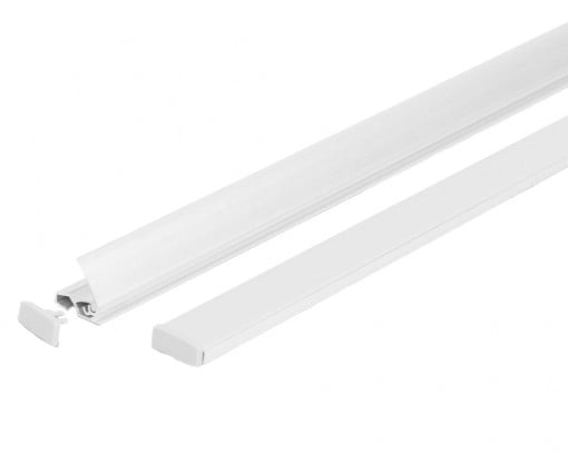 Profil Postere, din aluminiu, gri, 120 cm, slim
