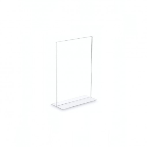 Suport meniu tip T A7, plexiglas