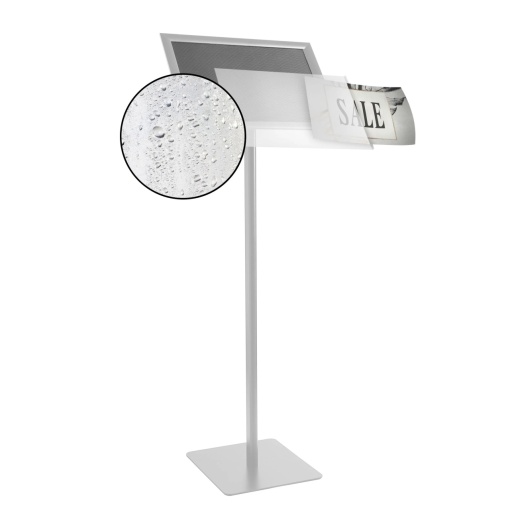 Info display A3 waterproof, click, silver